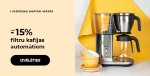 Līdz pat -15% filtru kafijas automātiem
