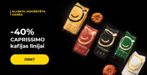 -40% CAPRISSIMO kafijas līnijai