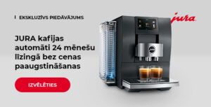JURA kafijas automāti 24 mēnešu līzingā bez cenas paaugstināšanas