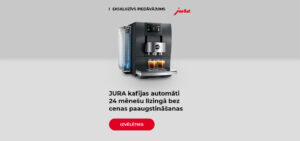 JURA kafijas automāti 24 mēnešu līzingā bez cenas paaugstināšanas