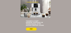 "Magnifica Start" - pieredze, zināšanas un tehnoloģijas, katra kafijas cienītāja gaumei