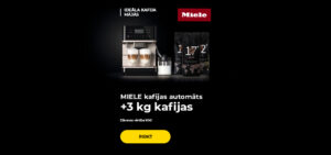 MIELE kafijas automāts + 3 kg kafijas