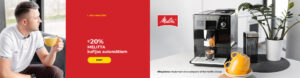 Līdz -20% MELITTA kafijas automātiem