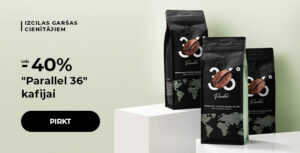 Līdz -40% "Parallel 36" kafijai
