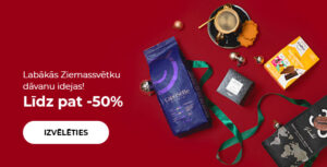 Līdz pat -50% kafijai un kafijas automātiem