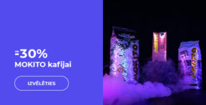 Līdz -30% MOKITO kafijai
