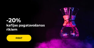 -20% kafijas pagatavošanas rīkiem
