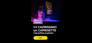 1+1 CAPRISSIMO un CAPRISETTE 1 kg kafijas pupiņām
