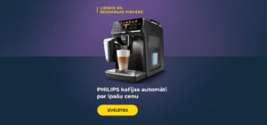 PHILIPS kavos aparatai už specialią kainą