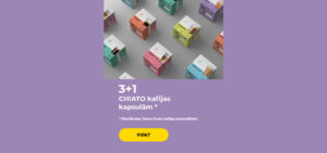 3+1 CHIATO kafijas kapsulām *