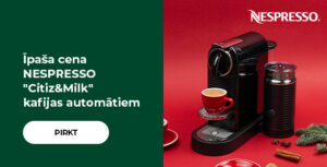 Īpaša cena NESPRESSO "Citiz&Milk" kafijas automātiem