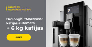 De'Longhi "Maestosa" kafijas automāts + 6 kg kafijas