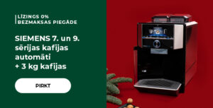 SIEMENS 7. un 9. sērijas kafijas automāti + 3 kg kafijas