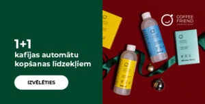 1+1 KAFIJAS DRAUGA apkopes produkti
