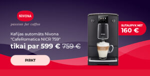 "Kafijas automāts Nivona ""CafeRomatica NICR 759"" tikai par 599 EUR 759 €"