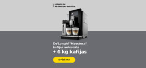 De'Longhi "Maestosa" kafijas automāts + 6 kg kafijas
