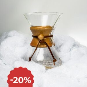 -20% CHEMEX kafijas pagatavotājiem
