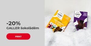 -20% GALLER šokolādēm