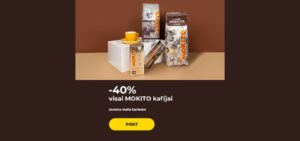 -40% visai MOKITO kafijai