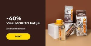 -40% visai MOKITO kafijai