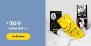 Līdz -30% maltai kafijai