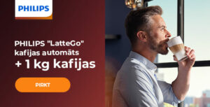 PHILIPS "LatteGo" kafijas automāts + 1 kg kafijas