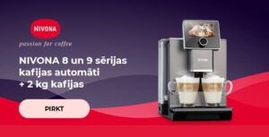 NIVONA 8. un 9. sērijas kafijas automāti + 2 kg kafijas