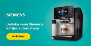 Lieliska cena Siemens kafijas automātiem