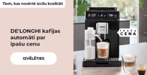 Lieliska cena De'Longhi kafijas automātiem