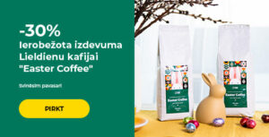 "-30% Ierobežota izdevuma Lieldienu kafijai ""Easter Coffee"""