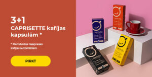 3+1 CAPRISETTE kafijas kapsulām *
