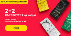 2+2 CAPRISETTE 1 kg kafijai