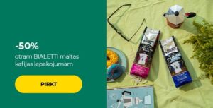-50% otram BIALETTI maltas kafijas iepakojumam