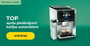 TOP aprīļa piedāvājumi kafijas automātiem