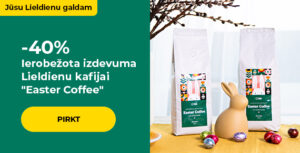 "-40% Ierobežota izdevuma Lieldienu kafijai ""Easter Coffee"""