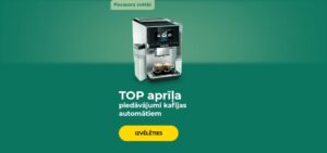 TOP aprīļa piedāvājumi kafijas automātiem