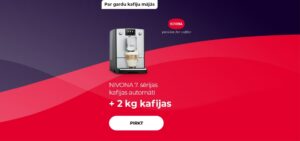 NIVONA 7. sērijas kafijas automāti + 2 kg kafijas
