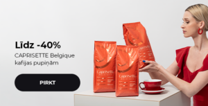 Iki -40% CAPRISETTE Belgique kavos pupelėms