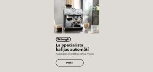 DE'LONGHI La Specialista kafijas automāti - augstākās kvalitātes kafijai mājās