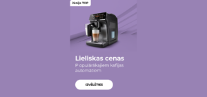 Lieliskas cenas populārākajiem kafijas automātiem