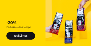 -20% Bialetti maltai kafijai