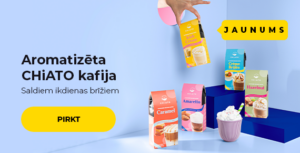 "JAUNUMS! Aromatizēta CHiATO kafija"