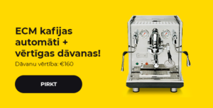 ECM kafijas automāti + vērtīgas dāvanas!