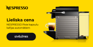 Lieliska cena NESPRESSO Pixie kapsulu kafijas automātiem