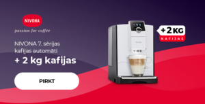 NIVONA 7. sērijas kafijas automāti + 2 kg kafijas