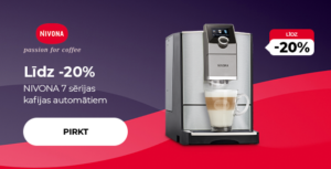Līdz -20% NIVONA 7 sērijas kafijas automātiem