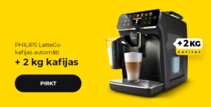 PHILIPS LatteGo kafijas automāti + 2 kg kafijas