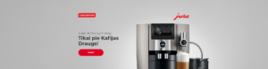 JURA J8 Midnight Silver - tikai pie Kafijas Draugs!