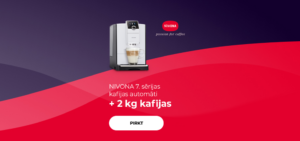 NIVONA 7. sērijas kafijas automāti + 2 kg kafijas