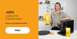 -40% Caprisette Fragrante beans and ground coffee
